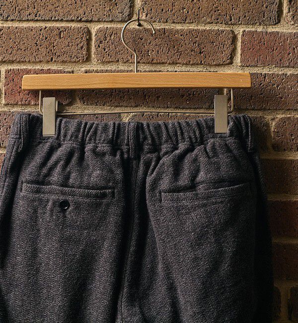 SHIPS「SHIPS: AUTHENTIC コットン ツイード イージーパンツ」|チノ|