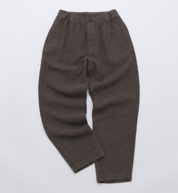 SHIPS「SHIPS: AUTHENTIC コットン ツイード イージーパンツ」|チノ|