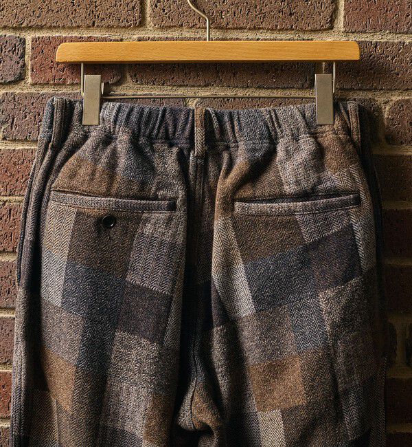 SHIPS「SHIPS: AUTHENTIC コットン ツイード イージーパンツ」|チノ|