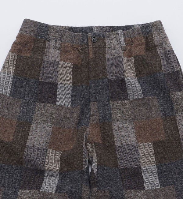 SHIPS「SHIPS: AUTHENTIC コットン ツイード イージーパンツ」|チノ|