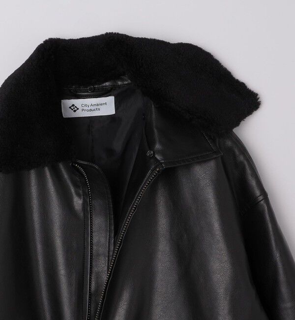 SHIPS「City Ambient Products: フライト ジャケット」|ブルゾン・スタジャン|