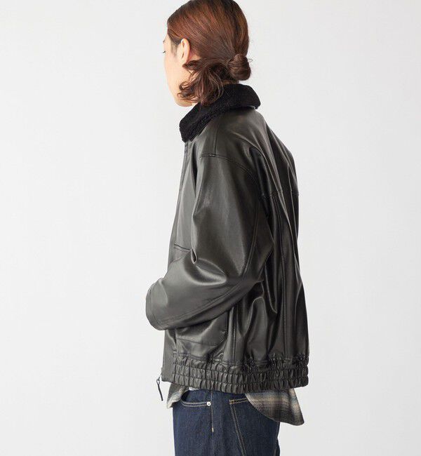 SHIPS「City Ambient Products: フライト ジャケット」|ブルゾン・スタジャン|