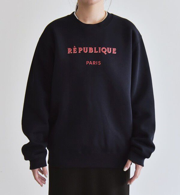 quaranciel「ANGE IN DISGUISE:〈手洗い可能〉デザイン ロゴ プリント スウェット」|スウェット・ジャージ|