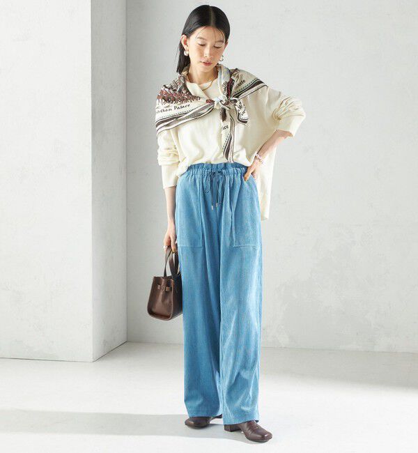 SHIPS for women「〈洗濯機可能〉TUMUGITO(R) コーデュロイ ドロスト パンツ」|その他|