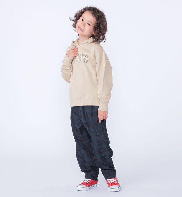 SHIPS KIDS「【WEB限定】SHIPS KIDS:100～160cm / SHIPS ラウンド ロゴ パーカ」|パーカー|
