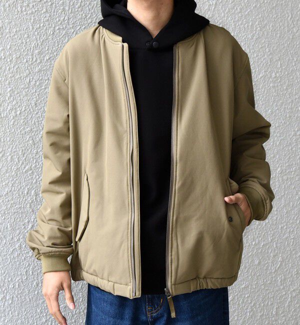 SHIPS any「SHIPS any:〈洗濯機可能〉ストレッチ 裏起毛 ウォーム アーバン ブルゾン (セットアップ対応)◇」|ブルゾン・スタジャン|