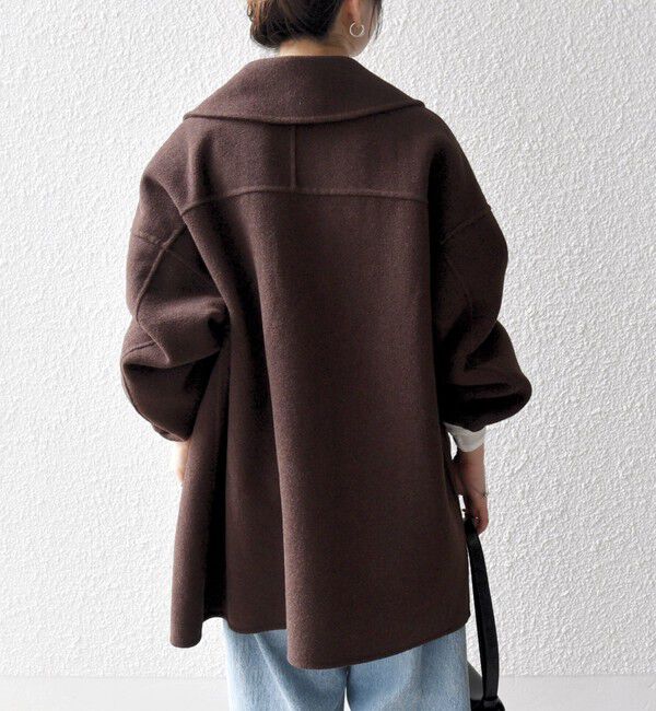 SHIPS any「SHIPS any: リバー ダブル テーラード ミドル コクーン コート」|その他|