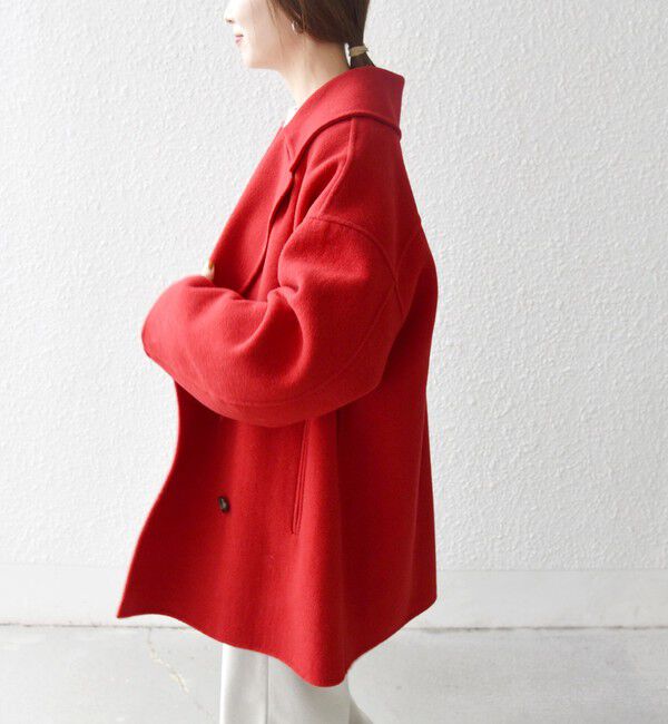 SHIPS any「SHIPS any: リバー ダブル テーラード ミドル コクーン コート」|その他|