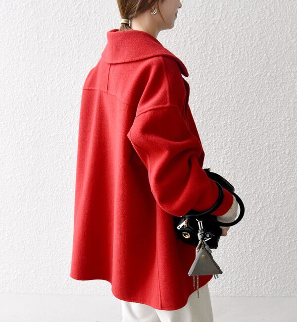 SHIPS any「SHIPS any: リバー ダブル テーラード ミドル コクーン コート」|その他|