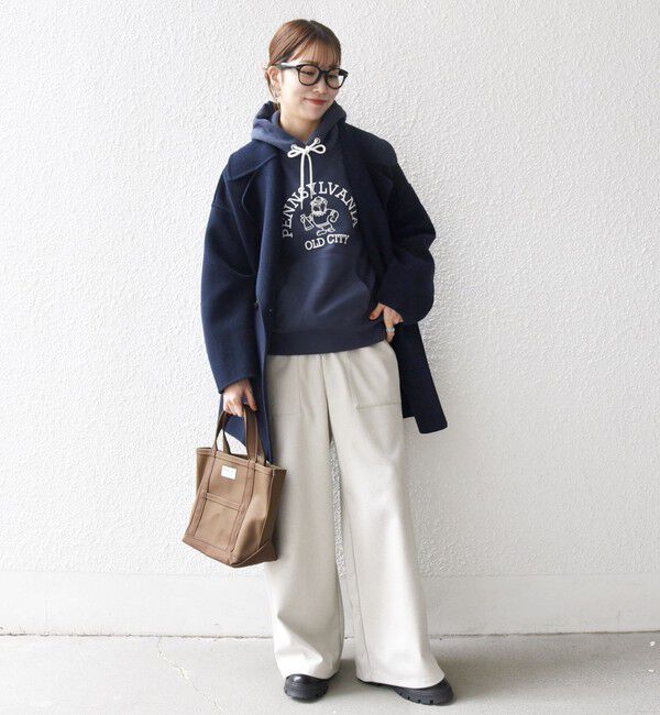 SHIPS any「SHIPS any: リバー ダブル テーラード ミドル コクーン コート」|その他|