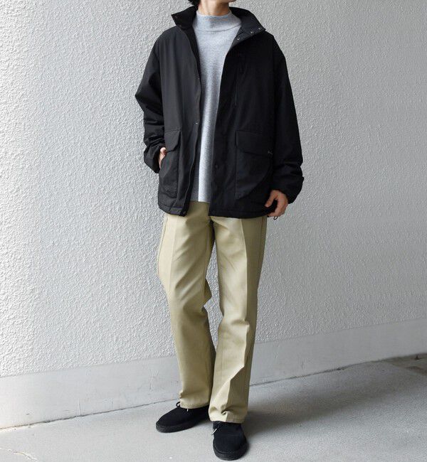 SHIPS any「SHIPS any:〈撥水/防風等〉多機能 中綿 2トーン スタンド ブルゾン 25AW◇」|ダウン|