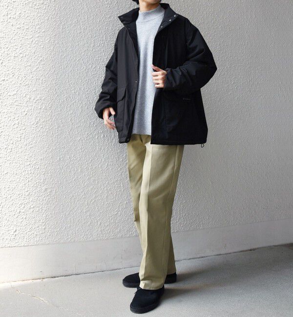 SHIPS any「SHIPS any:〈撥水/防風等〉多機能 中綿 2トーン スタンド ブルゾン 25AW◇」|ダウン|