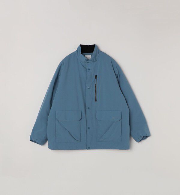 SHIPS any「SHIPS any:〈撥水/防風等〉多機能 中綿 2トーン スタンド ブルゾン 25AW◇」|ダウン|