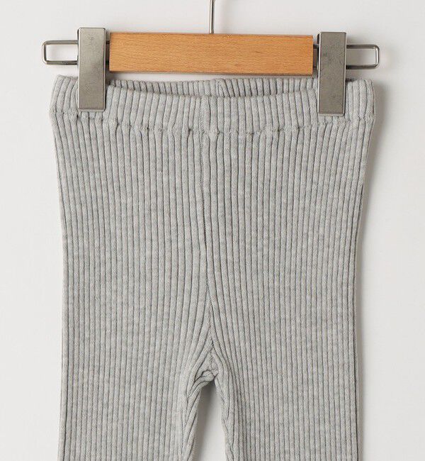SHIPS KIDS「SHIPS KIDS:100～120cm /〈手洗い可能〉リブ レギンス パンツ」|レギンス・スパッツ|