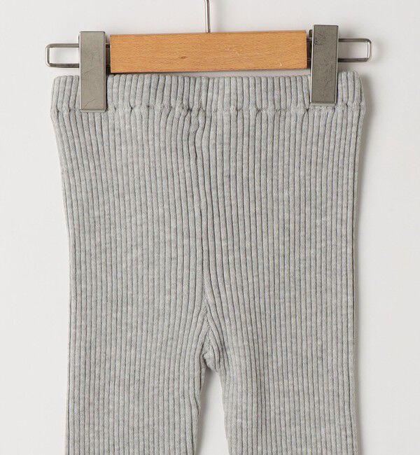 SHIPS KIDS「SHIPS KIDS:100～120cm /〈手洗い可能〉リブ レギンス パンツ」|レギンス・スパッツ|