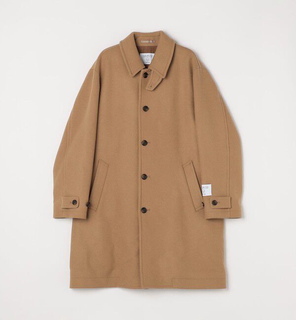 SHIPS any「SHIPS any: PURE WOOL MELTON ステンカラー コート 25AW◇」|ステンカラーコート|