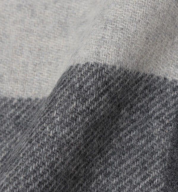 SHIPS「SHIPS: カシミヤ ダブルフェイス チェック マフラー」|マフラー|