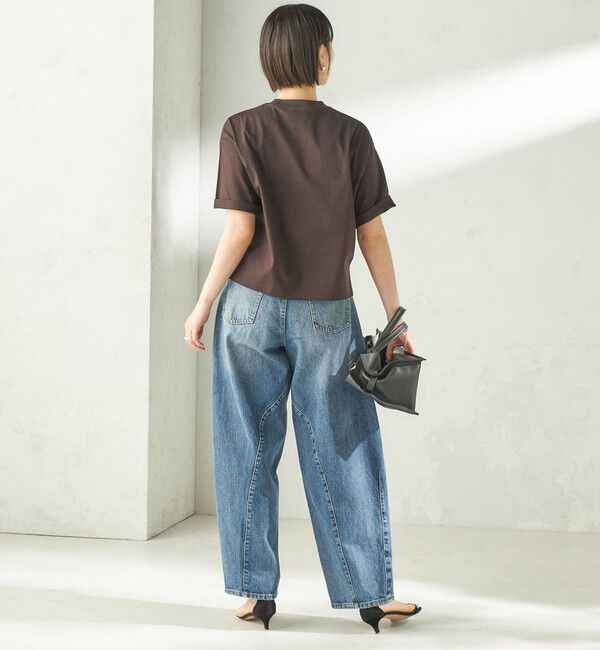 SHIPS for women「【SHIPS別注】BIT BLUE:バレル レック デニム パンツ」|デニム|