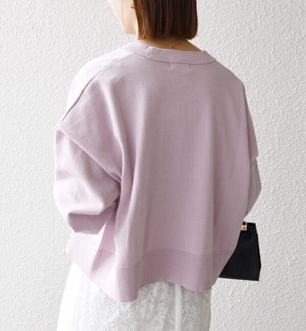 SHIPS any「SHIPS any:〈手洗い可能〉コットン ミックス Vネック コンパクト カーディガン」|カーディガン|