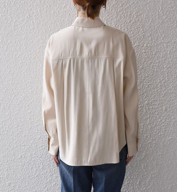 quaranciel「quaranciel:〈洗濯機可能〉フィブリル レギュラーカラー シャツ」|シャツ・ブラウス|