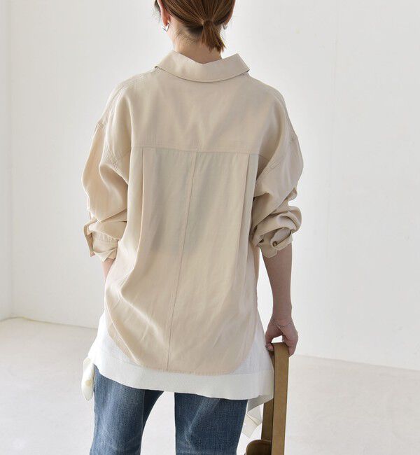 quaranciel「quaranciel:〈洗濯機可能〉フィブリル レギュラーカラー シャツ」|シャツ・ブラウス|