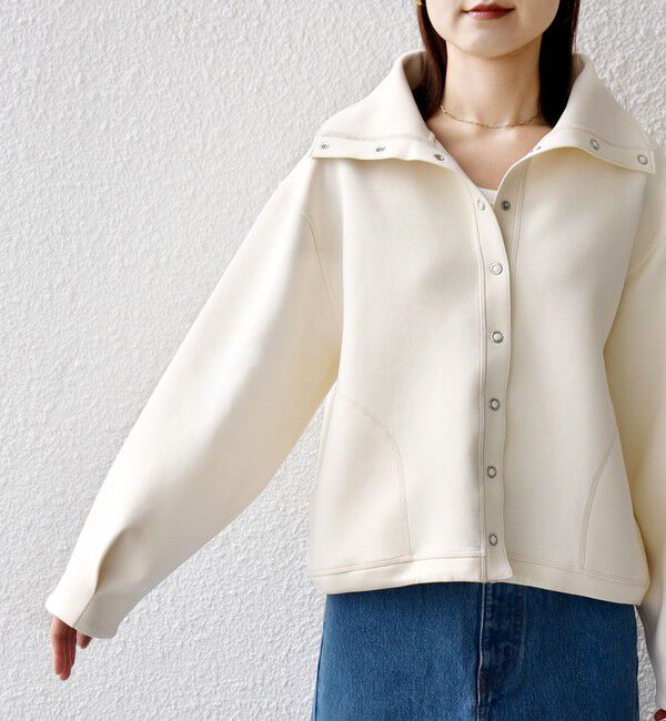 SHIPS for women「【WEB限定】〈手洗い可能〉裾 ドロスト ダンボール スナップ ボタン カーディガン」|カーディガン|