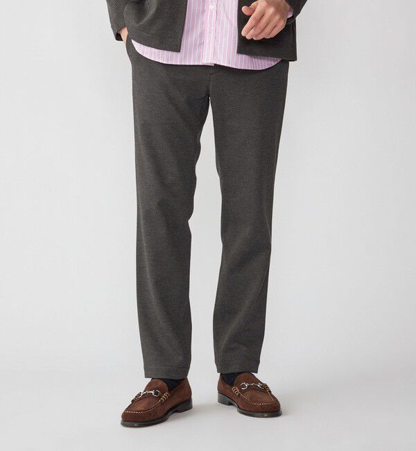 SHIPS「SHIPS:〈セットアップ対応〉ジャカード イージー パンツ」|その他|ダークグレー