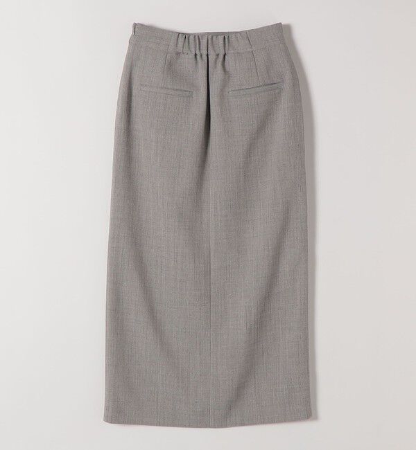 quaranciel「quaranciel:〈手洗い可能〉ウーステッド Iライン スリット スカート（セットアップ対応）」|スカート|