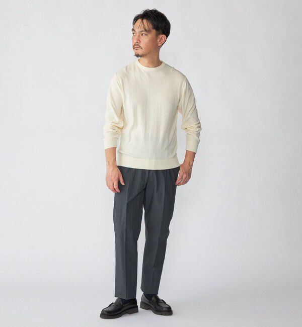 SHIPS「SHIPS: 14ゲージ アムンゼン クルーネック ロングスリーブ ニット」|ニット・セーター|