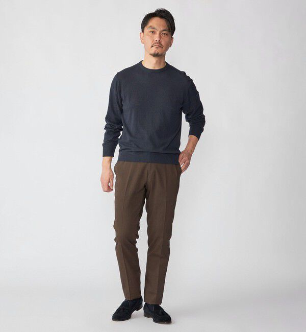 SHIPS「SHIPS: 14ゲージ アムンゼン クルーネック ロングスリーブ ニット」|ニット・セーター|