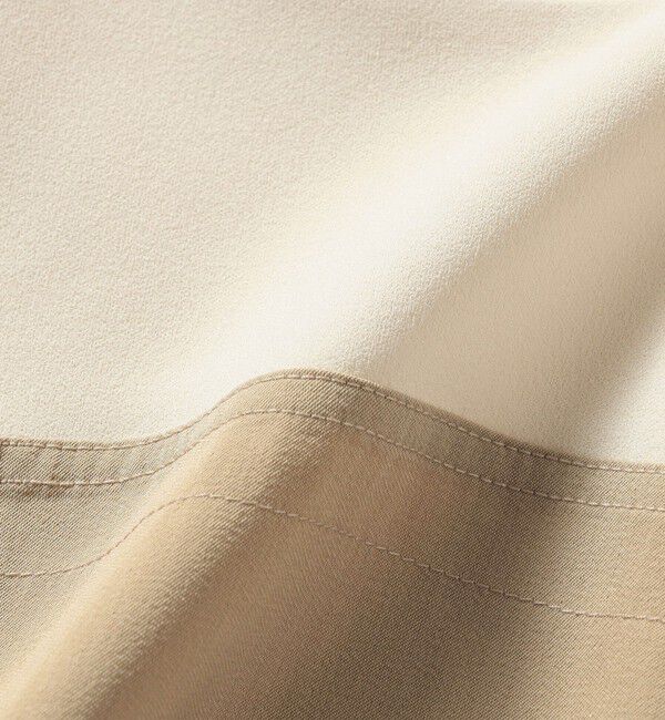 quaranciel「quaranciel:〈洗濯機可能〉カットジョーゼット ドッキング コルセット プルオーバー」|Tシャツ・カットソー|