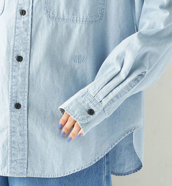 SHIPS for women「NINE CASE:〈洗濯機可能〉シャンブレー シャツ」|シャツ・ブラウス|
