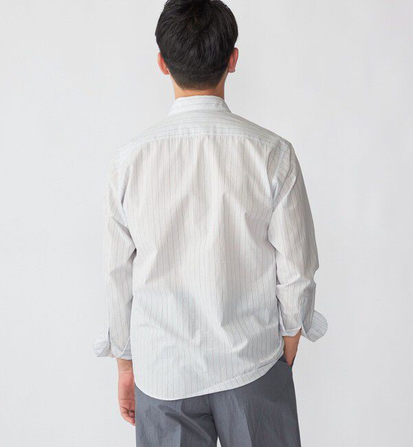 SHIPS「SHIPS: スムース テックス ワイドカラー シャツ」|シャツ・ブラウス|