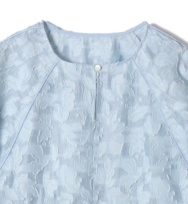 SHIPS for women「〈手洗い可能〉ジャカード ペプラム ブラウス」|シャツ・ブラウス|