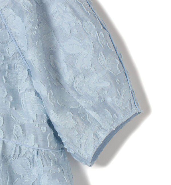 SHIPS for women「〈手洗い可能〉ジャカード ペプラム ブラウス」|シャツ・ブラウス|