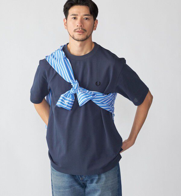 SHIPS「【SHIPS別注】FRED PERRY: ワンポイントロゴ ピケ Tシャツ 26SS」|Tシャツ・カットソー|