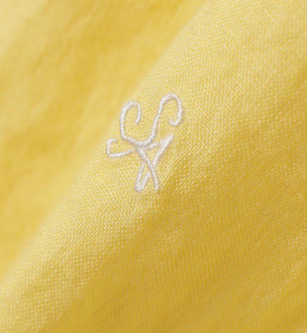 SHIPS any「SHIPS any:〈洗濯機可能〉リネン 刺繍 レギュラー ルーズ シャツ」|シャツ・ブラウス|