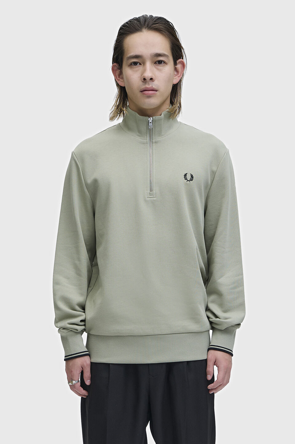FRED PERRY 「Half Zip Sweatshirt」|スウェット・ジャージ|