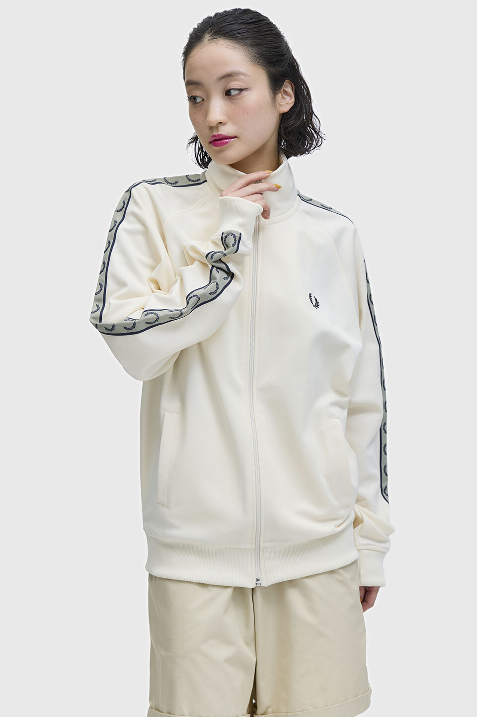 FRED PERRY 「Contrast Tape Track Jacket」|ブルゾン・スタジャン|