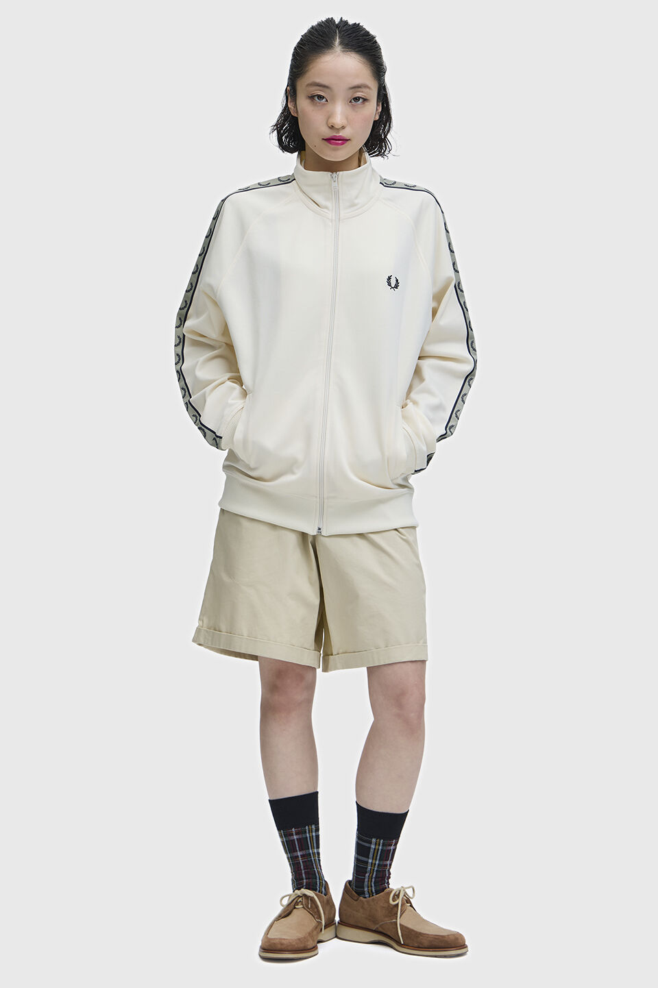 FRED PERRY 「Contrast Tape Track Jacket」|ブルゾン・スタジャン|