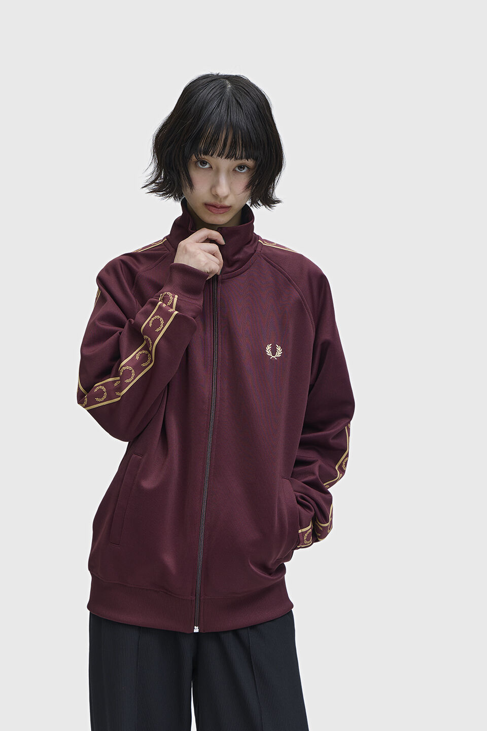 FRED PERRY 「Contrast Tape Track Jacket」|ブルゾン・スタジャン|