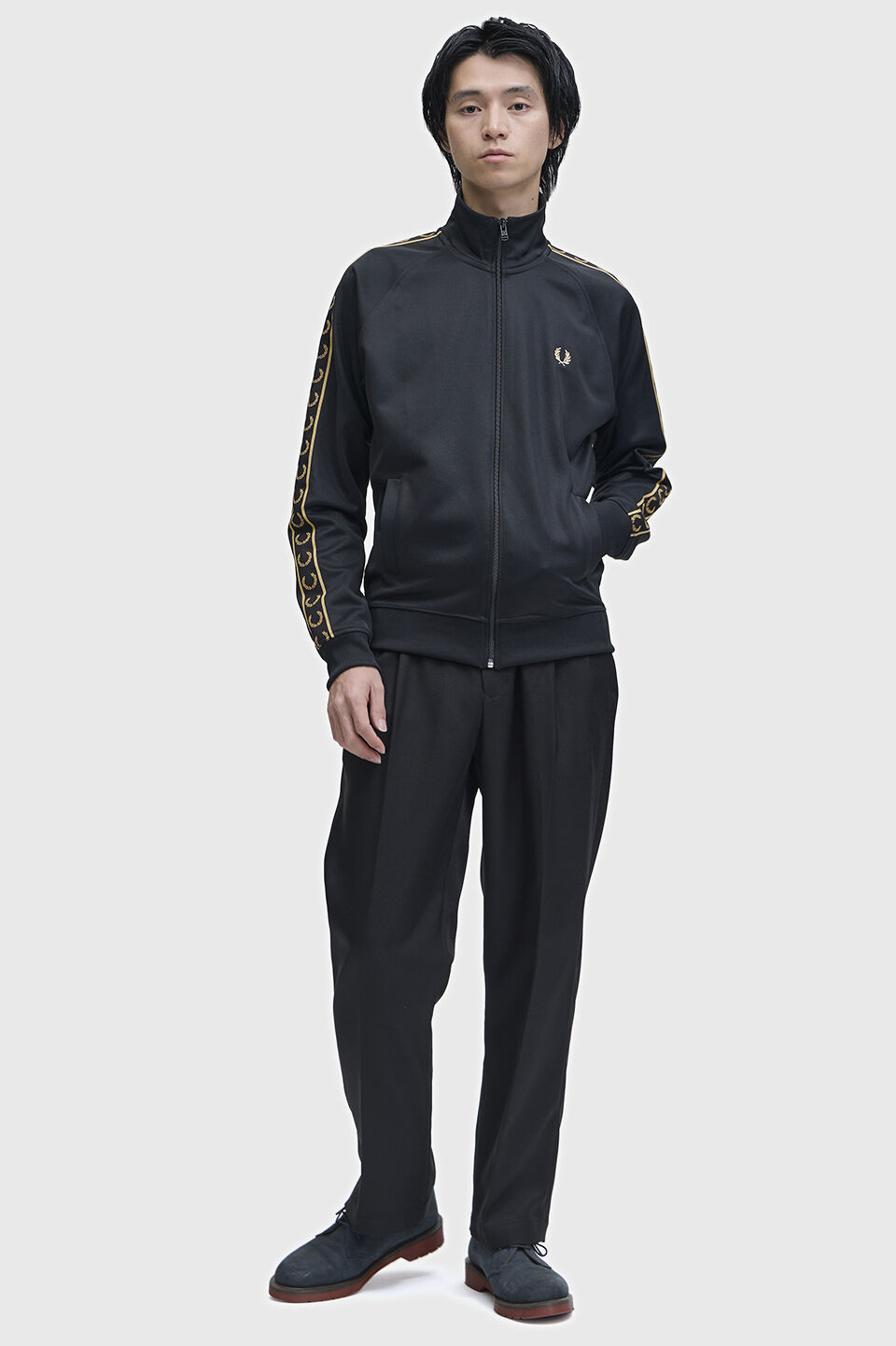 FRED PERRY 「Contrast Tape Track Jacket」|ブルゾン・スタジャン|