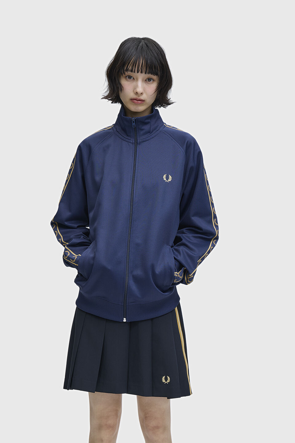 FRED PERRY 「Contrast Tape Track Jacket」|ブルゾン・スタジャン|