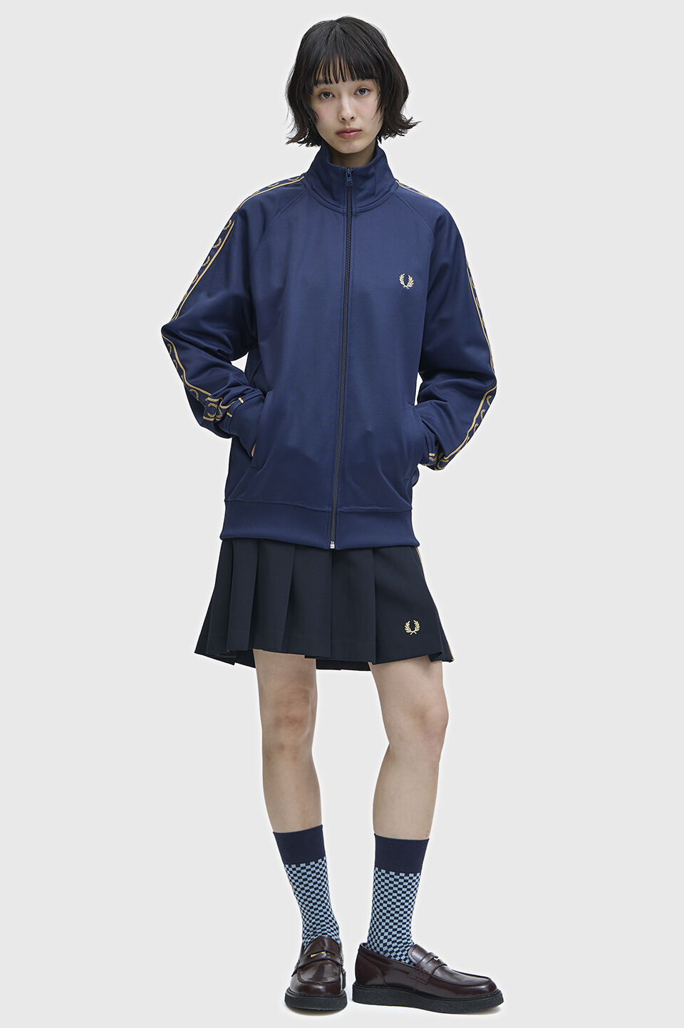 FRED PERRY 「Contrast Tape Track Jacket」|ブルゾン・スタジャン|