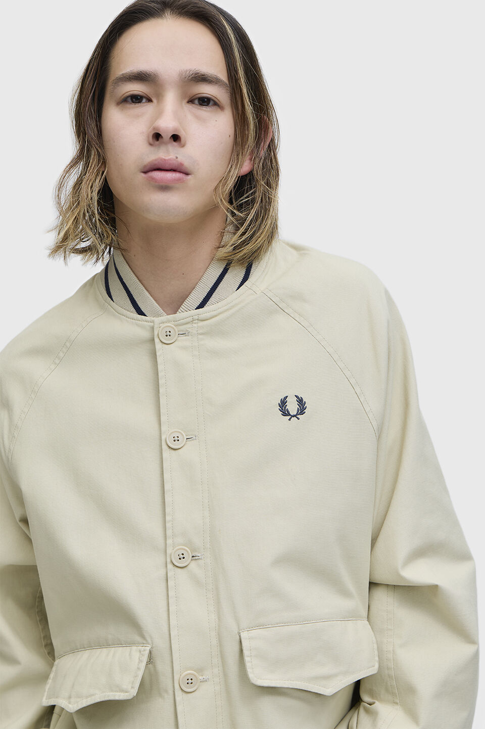 FRED PERRY 「Umpire Bomber Jacket」|ブルゾン・スタジャン|OATMEAL