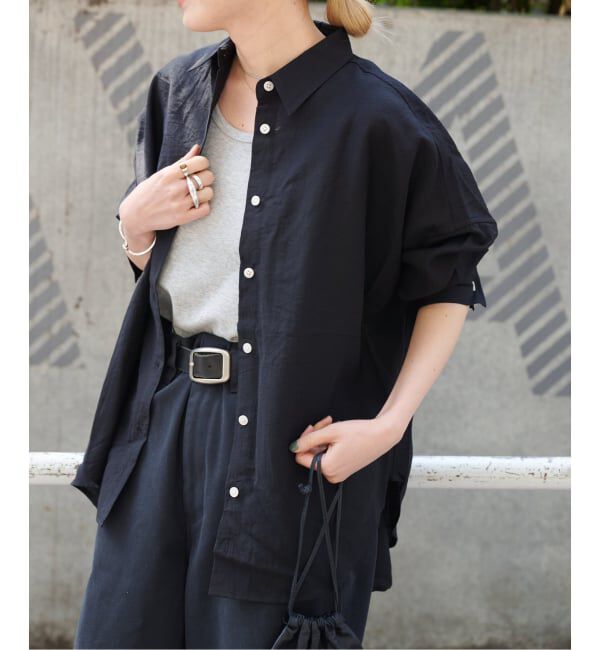 OUTDOOR PRODUCTS Usual Things「追加レ ーヨンリネンシャツ」|シャツ・ブラウス|