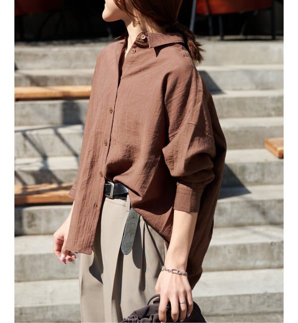 OUTDOOR PRODUCTS Usual Things「追加レ ーヨンリネンシャツ」|シャツ・ブラウス|