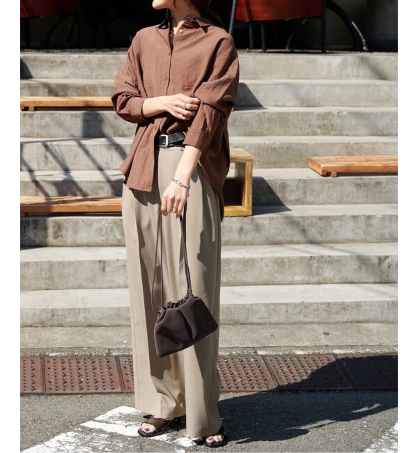 OUTDOOR PRODUCTS Usual Things「追加レ ーヨンリネンシャツ」|シャツ・ブラウス|