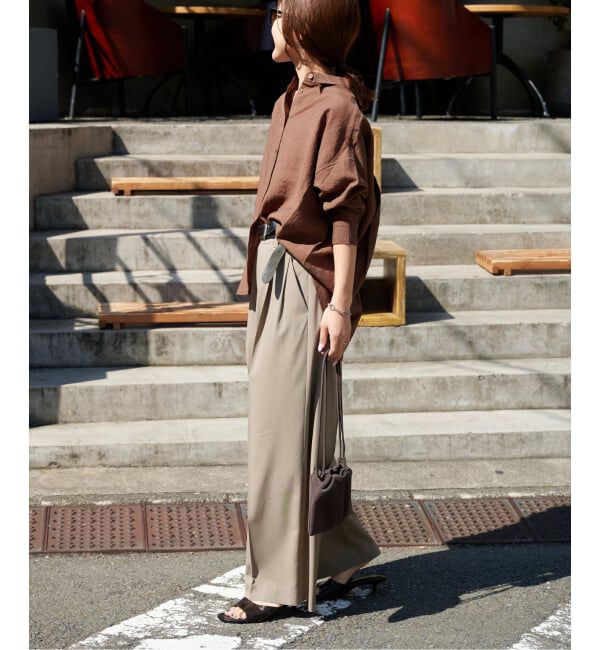 OUTDOOR PRODUCTS Usual Things「追加レ ーヨンリネンシャツ」|シャツ・ブラウス|