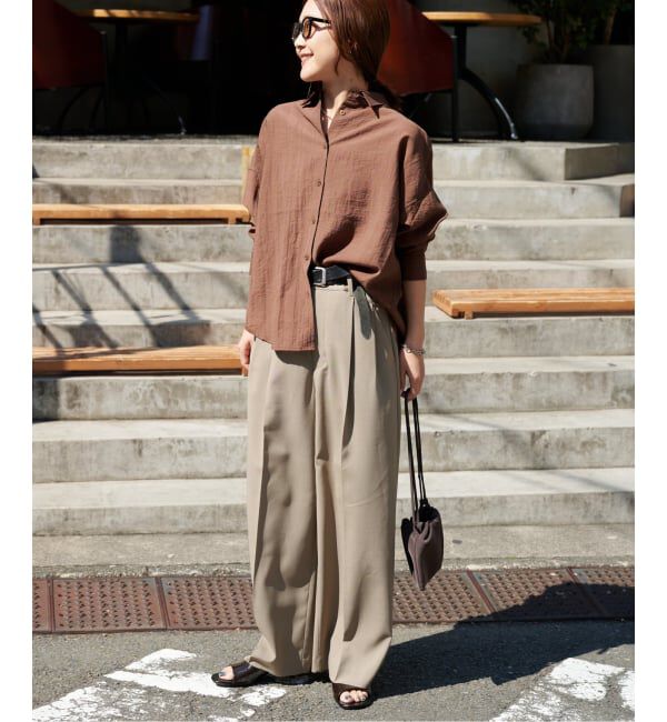 OUTDOOR PRODUCTS Usual Things「追加レ ーヨンリネンシャツ」|シャツ・ブラウス|